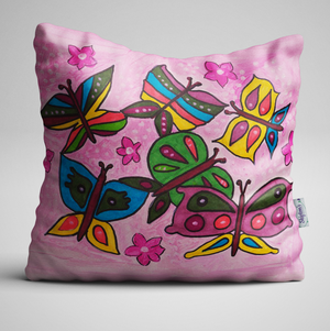 Beautiful Butterfly design on Luxury Velvet Cushion