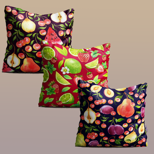 Bundle of 3 Luxury Linen Cushion designs